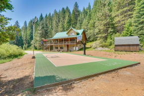 Log Home on 60 Private Acres By Mt Shasta Ski Park